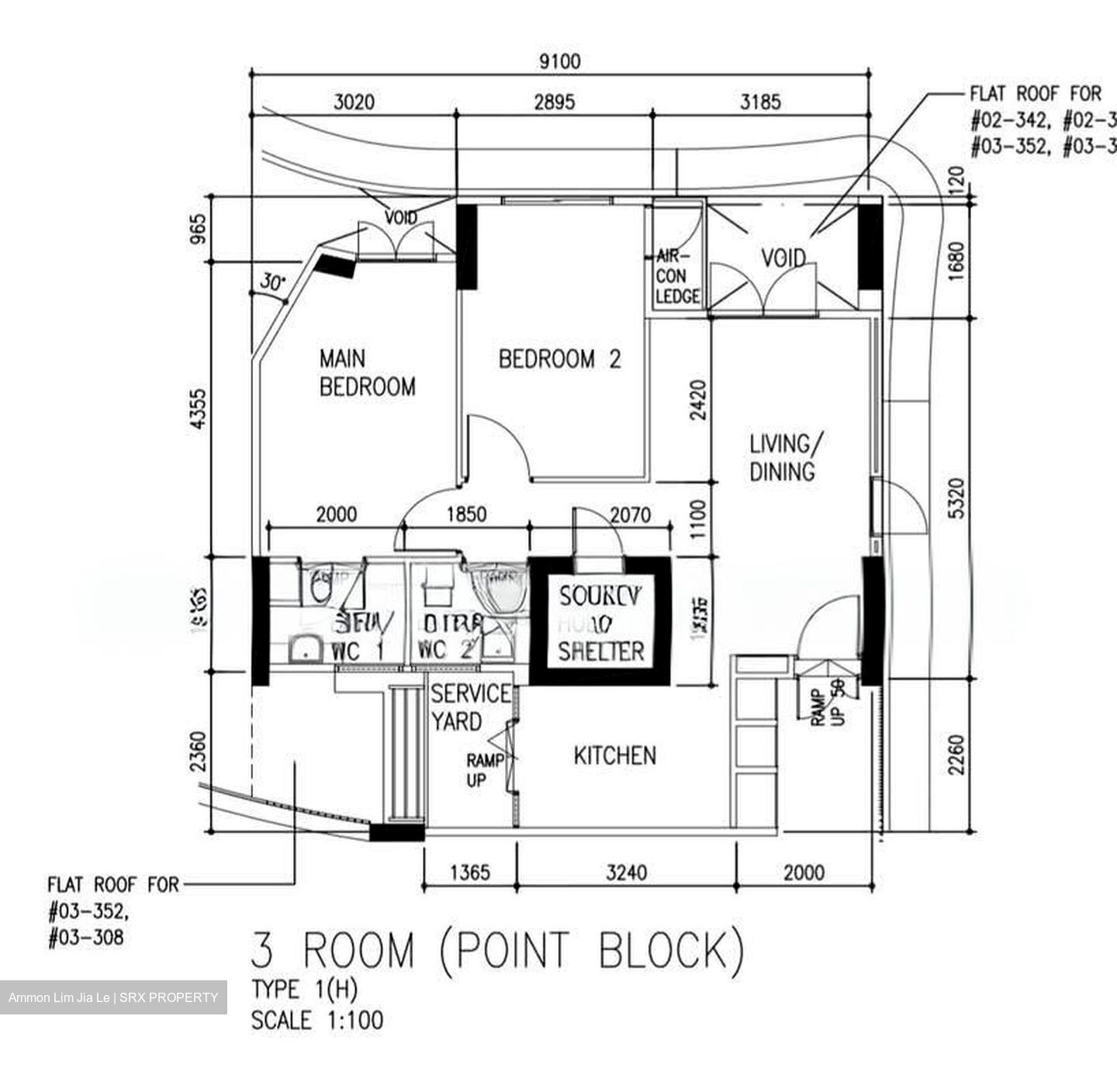 Blk 308C Waterway Terraces I (Punggol), HDB 3 Rooms #556522921